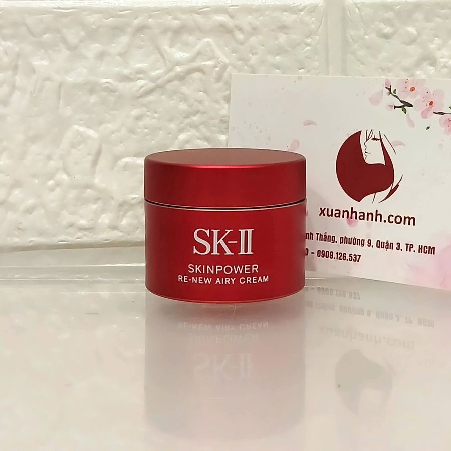 Kem dưỡng SKII Skinpower Re-New chống lão hóa, phục hồi da, #Airy cream thoáng nhẹ da, 15g