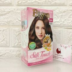 Thuốc nhuộm phủ bạc Bigen Silk Touch cao cấp, suôn mượt và đẹp - #6N nâu cà phê