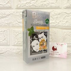Thuốc nhuộm phủ bạc Bigen Speedy Conditioner cao cấp, nhanh và đẹp - Đen tự nhiên