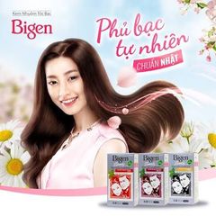 Nhuộm phủ bạc Bigen Speedy Conditioner thảo dược lành tính từ Nhật - 882 Nâu đen