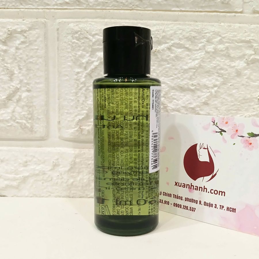 Dầu tẩy trang Shu Uemura Anti-Oxi chống Oxy hoá, giảm xỉn màu da - 50ml 