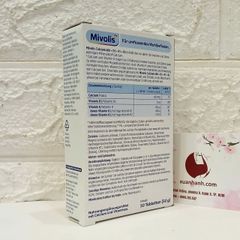 Canxi Mivolis Calcium 600+D3+K hỗ trợ xương chắc khỏe, bổ sung canxi cho cơ thể, 30 viên (New)