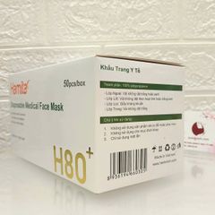 Khẩu trang y tế kháng khuẩn Hamita than hoạt tính, 4 lớp chuẩn y khoa, hộp 50 cái #xám