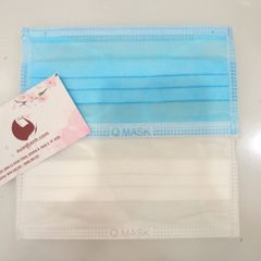 Khẩu trang y tế Qmask đạt chuẩn y khoa - 4 lớp vải không dệt, hộp 50 cái 
