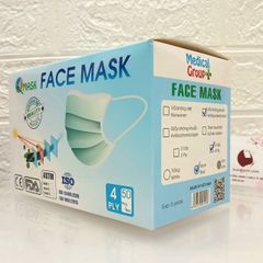 Khẩu trang y tế Qmask đạt chuẩn y khoa - 4 lớp kháng khuẩn, hộp 50 cái 