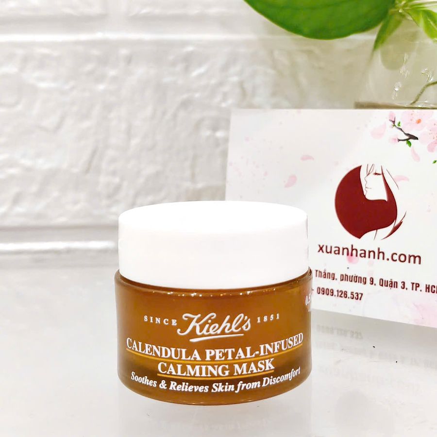 Mặt nạ Kiehl's Calendula Petal-Infused hoa cúc phục hồi, dịu nhẹ và chậm lão hóa da, 14ml
