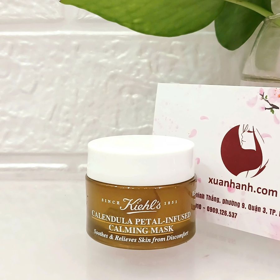 Mặt nạ Kiehl's Calendula Petal-Infused hoa cúc phục hồi, dịu nhẹ và chậm lão hóa da, 14ml