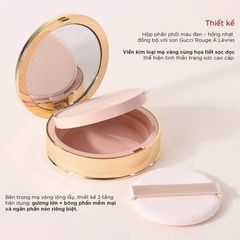 Phấn phủ Gucci Matte che phủ tự nhiên và lì mịn hoàn hảo cho làn da, #01 sáng tự nhiên (New)
