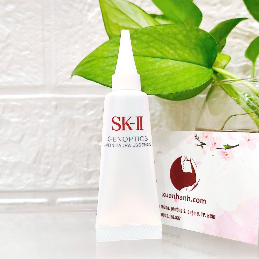 Tinh chất SKII Genoptics InfinitAura Essence trắng sáng, căng mọng đều màu da, 10ml