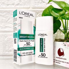 Kem chống nắng L'oreal Dark Spot Fluide UV SPF50+ ráo mịn, matte da, 50ml