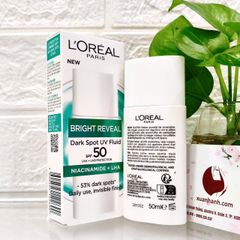 Kem chống nắng L'oreal Dark Spot Fluide UV SPF50+ ráo mịn, matte da, 50ml
