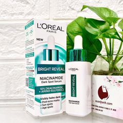 Serum L'oreal Bright Revel Niacinamide Dark Spot trắng rạng rỡ và giảm sạm nám, 30ml (Hot)