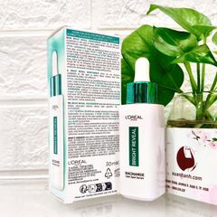 Serum L'oreal Bright Revel Niacinamide Dark Spot trắng rạng rỡ và giảm sạm nám, 30ml (Hot)