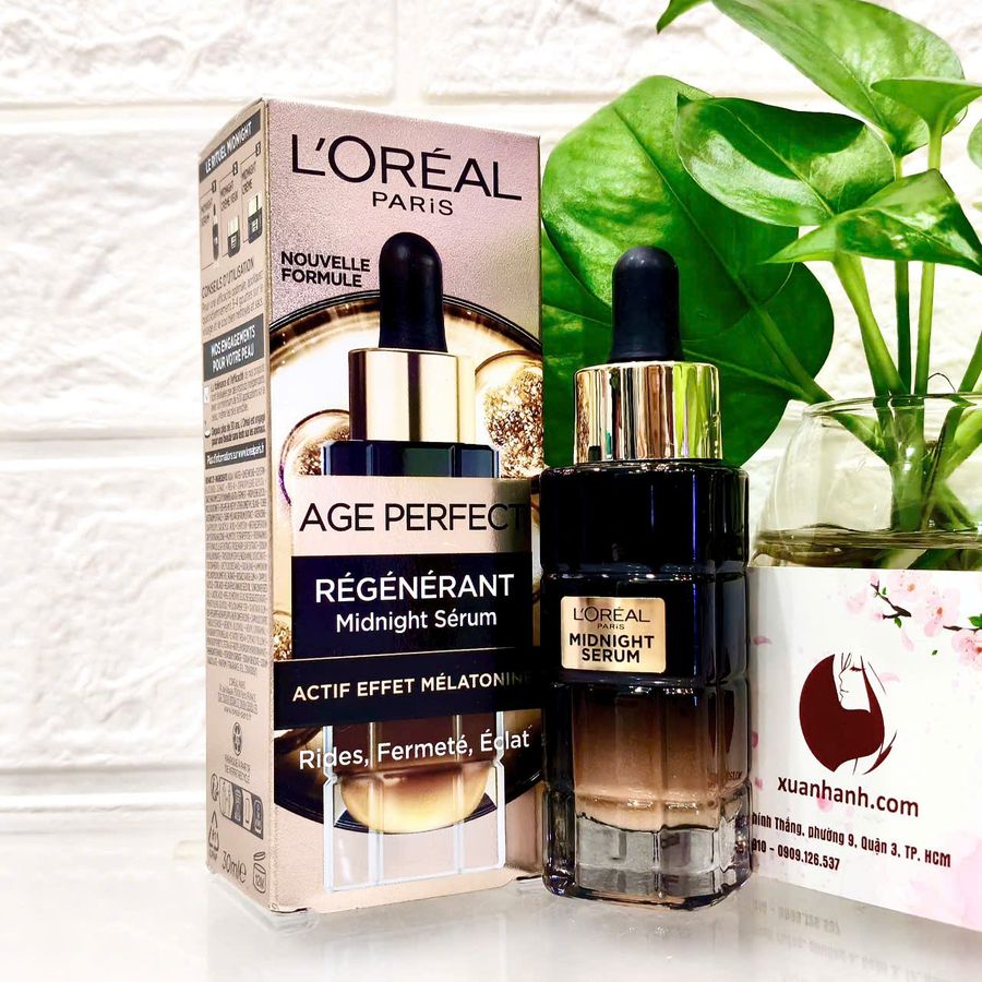 Serum L'oreal Age Midnight đêm cao cấp, phục hồi, chống lão hoá chuyên sâu, 30ml