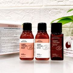 Giftset Beyond Argan Therapy chăm sóc phục hồi và nuôi dưỡng tóc chắc khỏe, mini 3sp (Hot)