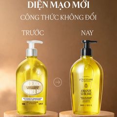 Set tắm dưỡng L'Occitane Amende cao cấp giúp da sạch mịn, ẩm mượt, thơm dịu ngọt (New)