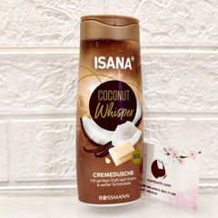 Sữa tắm Isana sạch mịn da với hương ngọt ngào say đắm, #Coconut Whisper, 300ml