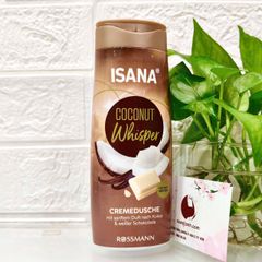 Sữa tắm Isana sạch mịn da với hương ngọt ngào say đắm, #Coconut Whisper, 300ml