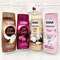 Sữa tắm Isana sạch mịn da với hương ngọt ngào say đắm, #Coconut Whisper, 300ml