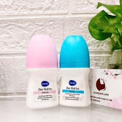 Lăn khử mùi nữ Bevola Deo Roll' On khô thoáng, khử mùi, dưỡng da sáng mịn - 50ml (Hồng)