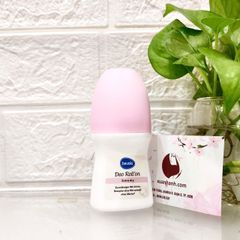 Lăn khử mùi nữ Bevola Deo Roll' On khô thoáng, khử mùi, dưỡng da sáng mịn - 50ml (Hồng)