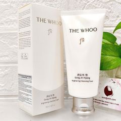 Sữa rửa mặt The Whoo Gong Jin Hyang Brightening sạch sâu và tươi sáng da, 180ml