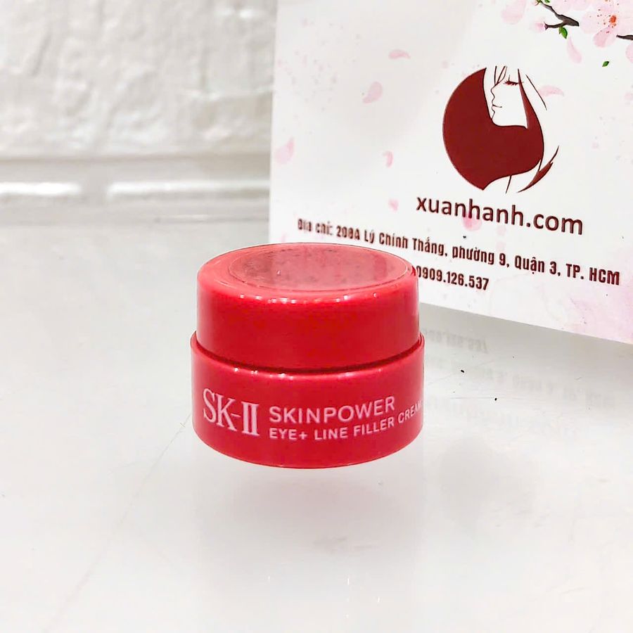 Kem dưỡng mắt SKII SkinPower Eye + Line Filler Cream trẻ hóa và giảm nhăn chuyên sâu - 2.5g (New)
