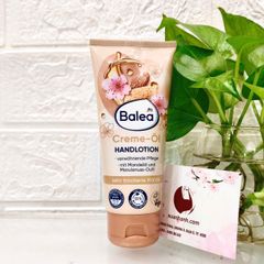 Kem dưỡng tay Balea Creme - Öl chiết xuất hạnh nhân, anh đào, mùi thơm ngọt ngào, 100ml.