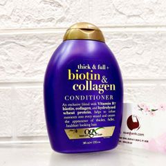 Dầu xả Biotin & Collagen Conditioner giảm gãy rụng, mềm mượt, bồng bềnh - 385ml
