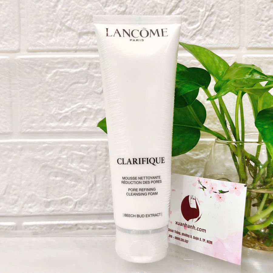 Sữa rửa mặt Lancome Clarifique Pore sạch sâu, se lỗ chân lông, sáng da - 125ml (New)