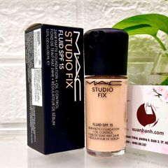 Kem nền Mac Studio Fix Fluid SPF15 lì mịn, che phủ, kìm dầu tốt #NC25 trung bình sáng (New)