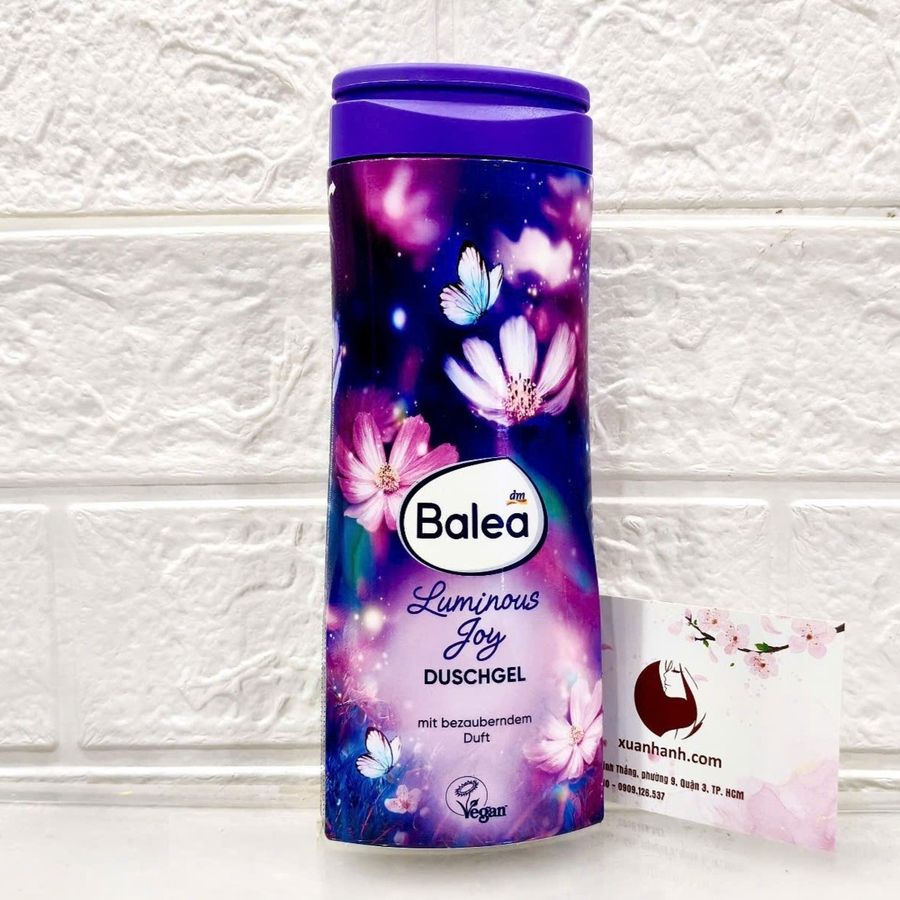 Sữa tắm Balea sạch mịn da với hương thơm ngọt ngào nữ tính, #Luminous Joy - 300ml (HOT)