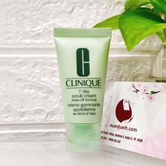 Tẩy tế bào chết Clinique 7 Day Scrub Cream sạch mịn da, trị và ngừa mụn cám, 30ml
