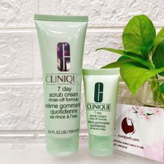 Tẩy tế bào chết Clinique 7 Day Scrub Cream sạch mịn da, trị và ngừa mụn cám, 30ml