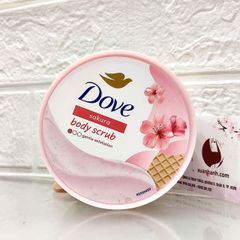 Tẩy tế bào chết Dove Sakura dạng kem mịn, sạch da cùng hương hoa ngọt dịu, 280g