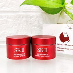 Kem dưỡng SKII Skinpower Re-New chống lão hóa, phục hồi da, #Cream căng mọng da, 15g