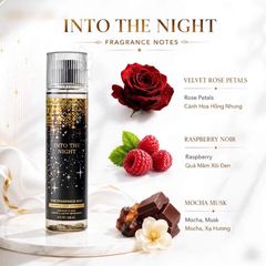 Bộ tắm dưỡng BBW Into The Night sạch mịn cùng hương thơm cuốn hút, quyến rũ (Limited)