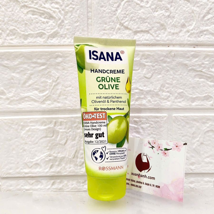 Kem dưỡng tay Isana dưỡng tay và móng mềm mại #Oliu ngọt ngào, 100ml