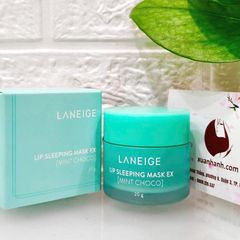 Mặt nạ ngủ môi Laneige Lip Sleeping Mask dưỡng hồng, căng mềm môi, #Choco-Mint 20g