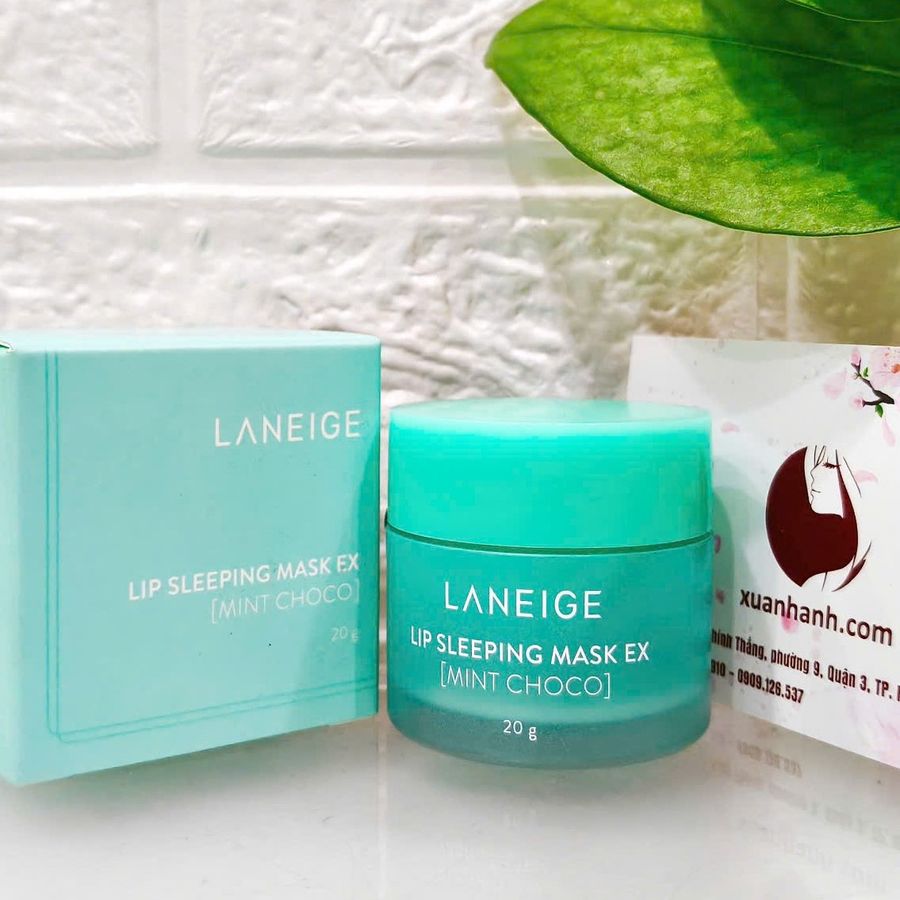 Mặt nạ ngủ môi Laneige Lip Sleeping Mask dưỡng hồng, căng mềm môi, #Choco-Mint 20g
