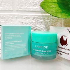 Mặt nạ ngủ môi Laneige Lip Sleeping Mask dưỡng hồng, căng mềm môi, #Choco-Mint 20g