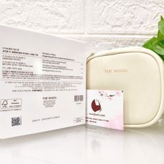 Set Son dưỡng The Whoo Glow Lip Balm Wine Red - màu đỏ rượu cuốn hút, TẶNG son kem mini (Hot)