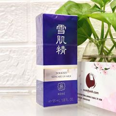 Chống nắng Kose Sekkisei UV Milk SPF50+/PA++++ dạng sữa thoáng nhẹ và sáng da, 55ml