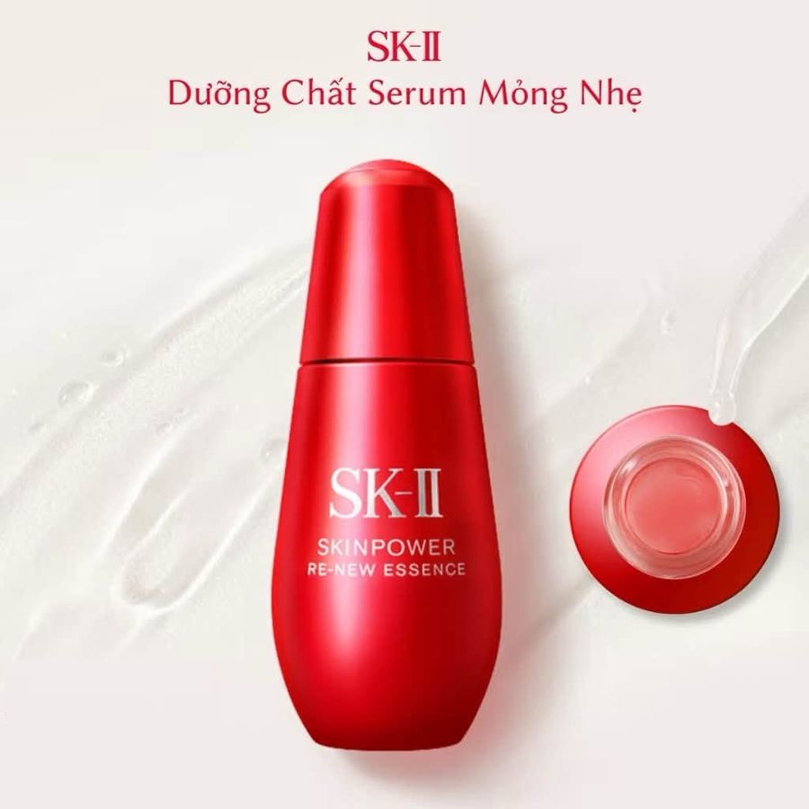 Tinh chất SK-II SkinPower Re-New Essence phục hồi và chống lão hóa chuyên sâu, 50ml (New)