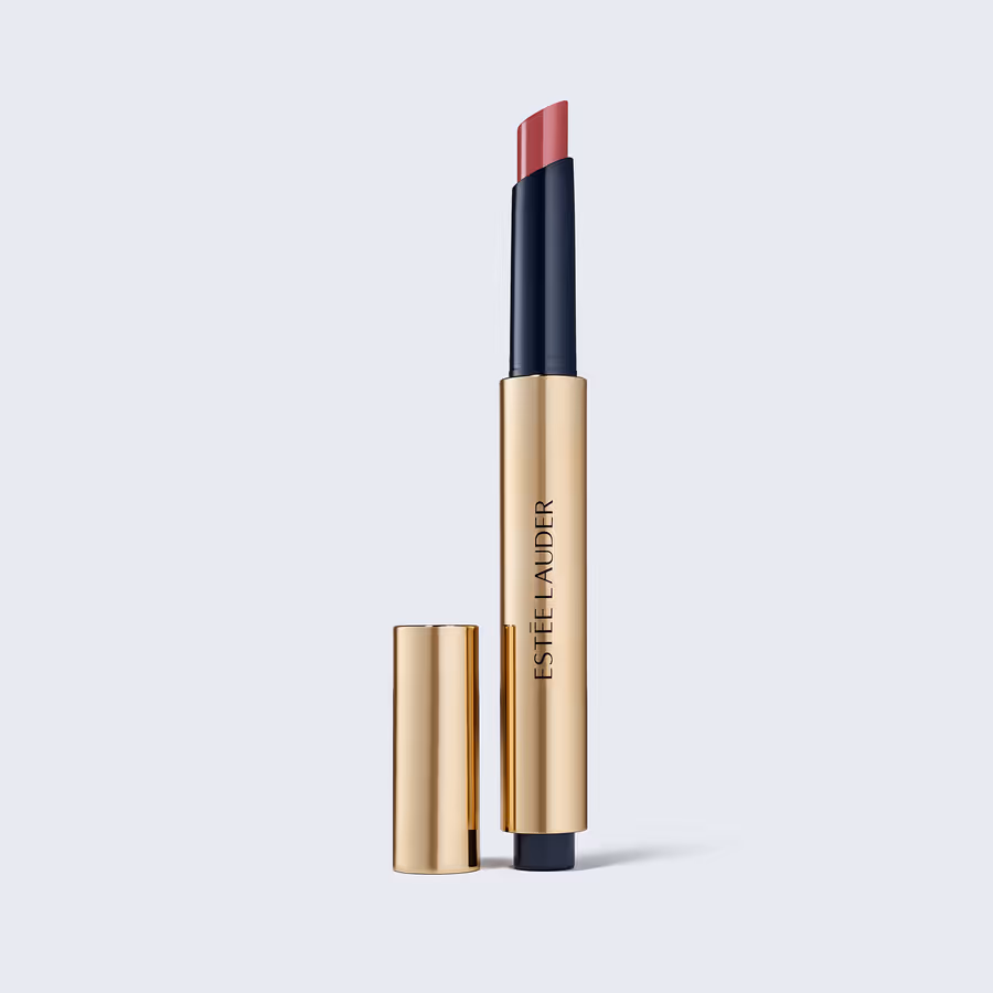 Son Estee Lauder Pure Color Melt-On Glosstick dạng bấm #Melted Rose hồng đất ngọt ngào, thanh lịch.