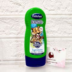 Tắm gội Bubchen Shampoo & Duschgel không cay mắt, sạch dịu nhẹ cho bé - 230ml (Xanh)