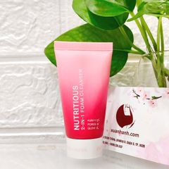 Sữa rửa mặt Estee Lauder Nutritious 2in1 sạch dịu nhẹ, sáng mịn da, 30ml