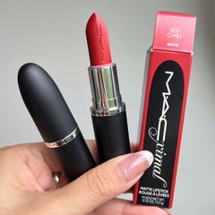 Son MAC Ximal Silky Matte Lipstick lì mịn, #602 Chili đỏ gạch sang trọng, thời thượng (New)