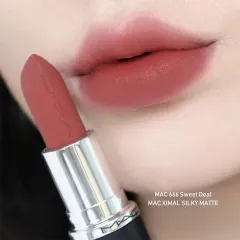 Son MAC Ximal Silky Matte Lipstick #666 Sweet Deal hồng nâu dịu dàng, thanh lịch.