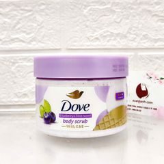 Tẩy tế bào chết Dove Blueberry dạng hạt mịn, sạch da cùng hương tươi mới nhẹ nhàng, 280g